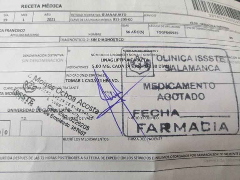 Desde hace un mes no le surten insulina Medicina ISSSTE Diabetes - El Sol  de Salamanca | Noticias Locales, Policiacas, de México, Guanajuato y el  Mundo