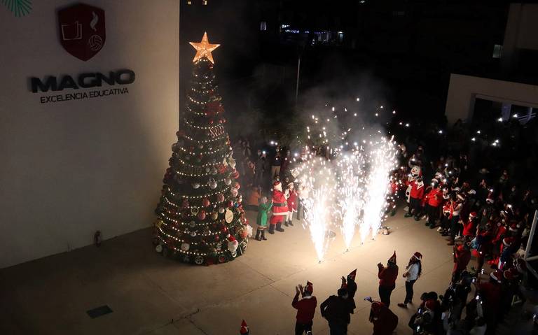 Realiza Colegio Magno encendido del árbol navideño - El Sol de Salamanca |  Noticias Locales, Policiacas, de México, Guanajuato y el Mundo